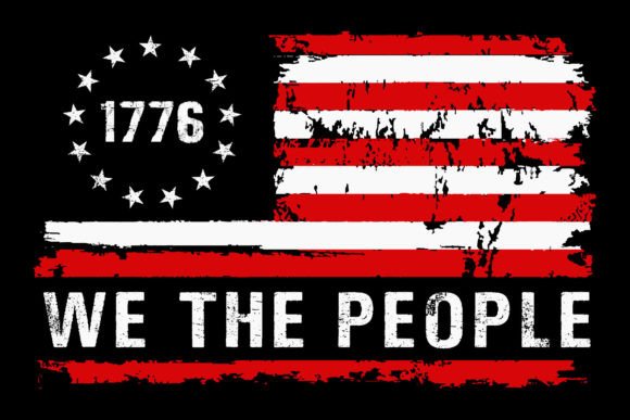 1776 Betsy Ross Graphics for T-Shirt Designs