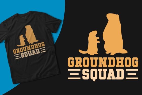 Groundhog Squad SVG: A Versatile T-Shirt Design Graphics