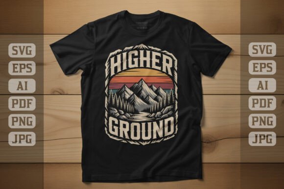 Higher Ground Mountain Hiking Design: Graphics Review