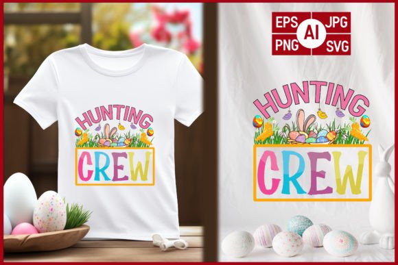 Hunting Crew, Easter T-shirt Design for Local Brands