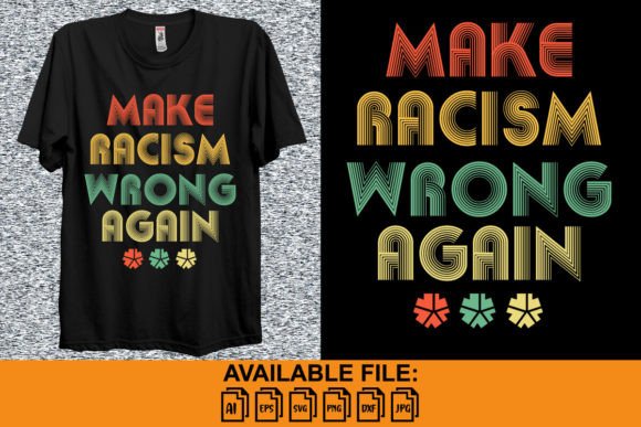 Make Racism Wrong Again: A Bold Embroidery Design