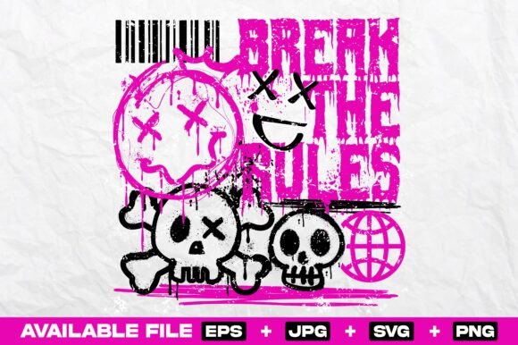 Smile Graffiti Streetwear T Shirt Design: A Bold Graphics Choice