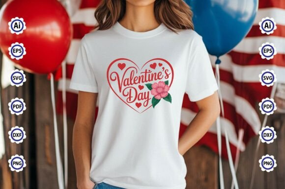 Valentine’s Day PNG T-Shirt Design Graphics Review