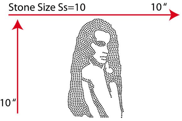 Women Rhinestone Design for T-Shirt Graphics