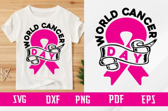 World Cancer Day Svg Design for T-Shirt Graphics