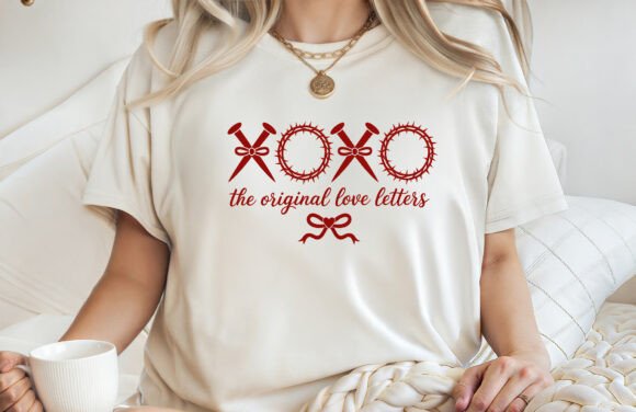 Xoxo Valentine Sublimation Design PNG for Graphics & T-Shirt Designs